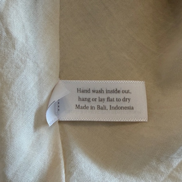 Indah Women's Off White Halter Style Dress Large - Picture 8 of 10